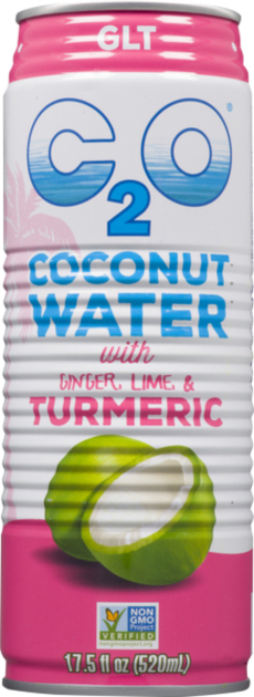 C2o Coconut Water With Ginger, Lime, Andturmeric
