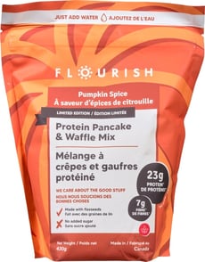 Flourish Pumpkin Spice Protein Pancake And Waffle Mix