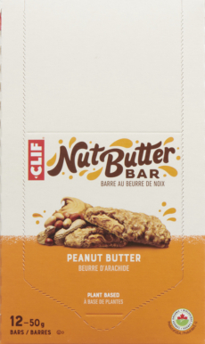 Clif Nutbtr Bar Pb 50g 12