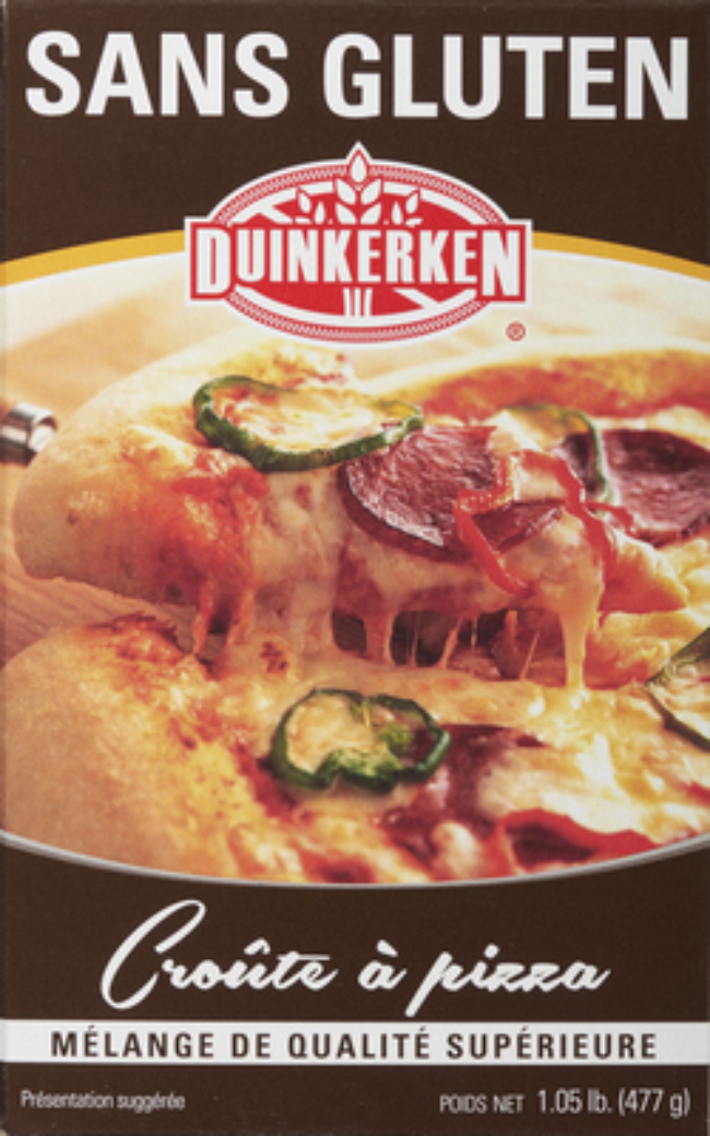 Duinkerken Gluten-free Pizza Crust Mix, 477 G -- 6 Per Case