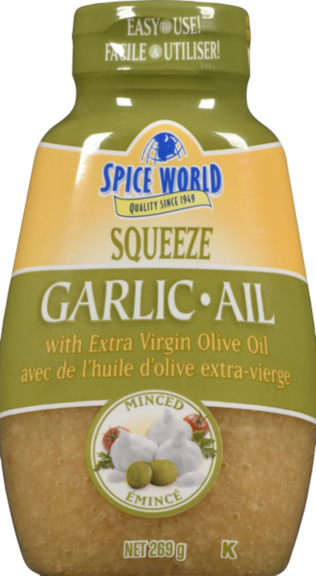 Spice World Minced Garlic With Extra Virgin Olive Oil, 269 G -- 12 Per Case