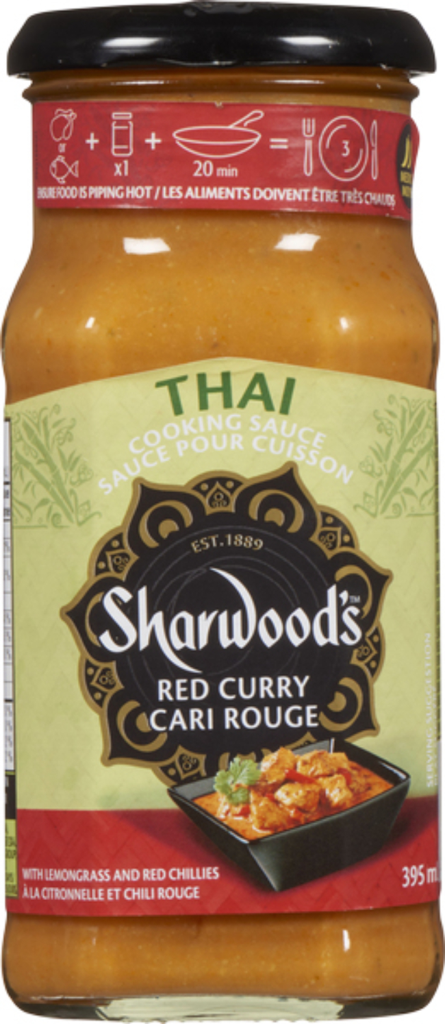 Sharwood's Thai Red Curry Sauce, 395 Ml -- 6 Per Case