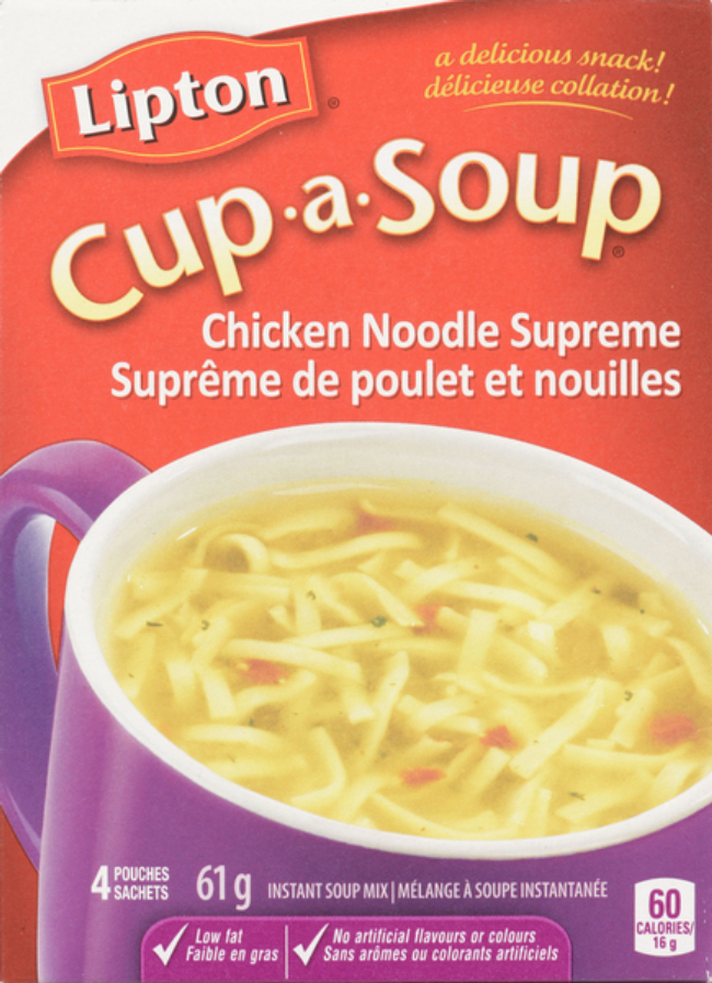 Lipton Cup-a-soup Supreme Chicken Noodle Soup, 61 G -- 24 Per Case
