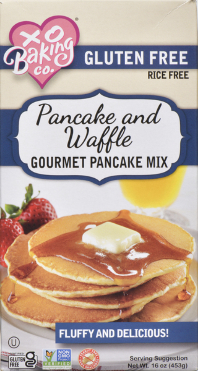 Xo Baking Gluten Free Pancake And Waffle Mix, 453 G -- 6 Per Case