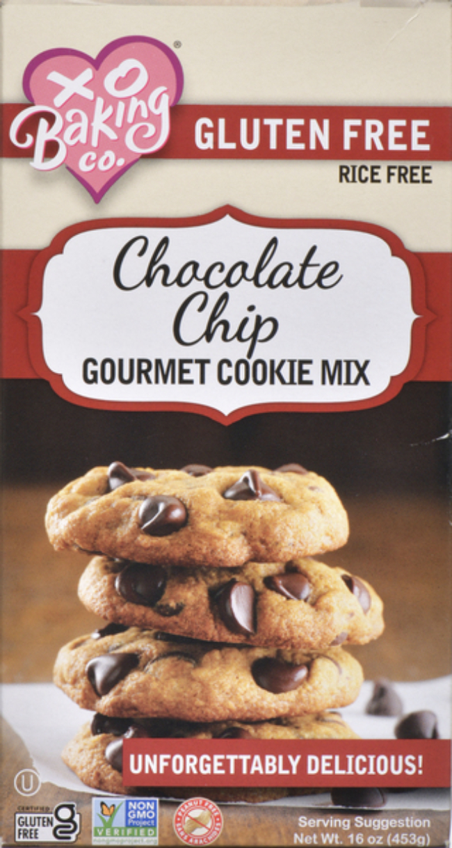 Xo Baking Gluten Free Chocolate Chip Cookie Mix, 453 G -- 6 Per Case