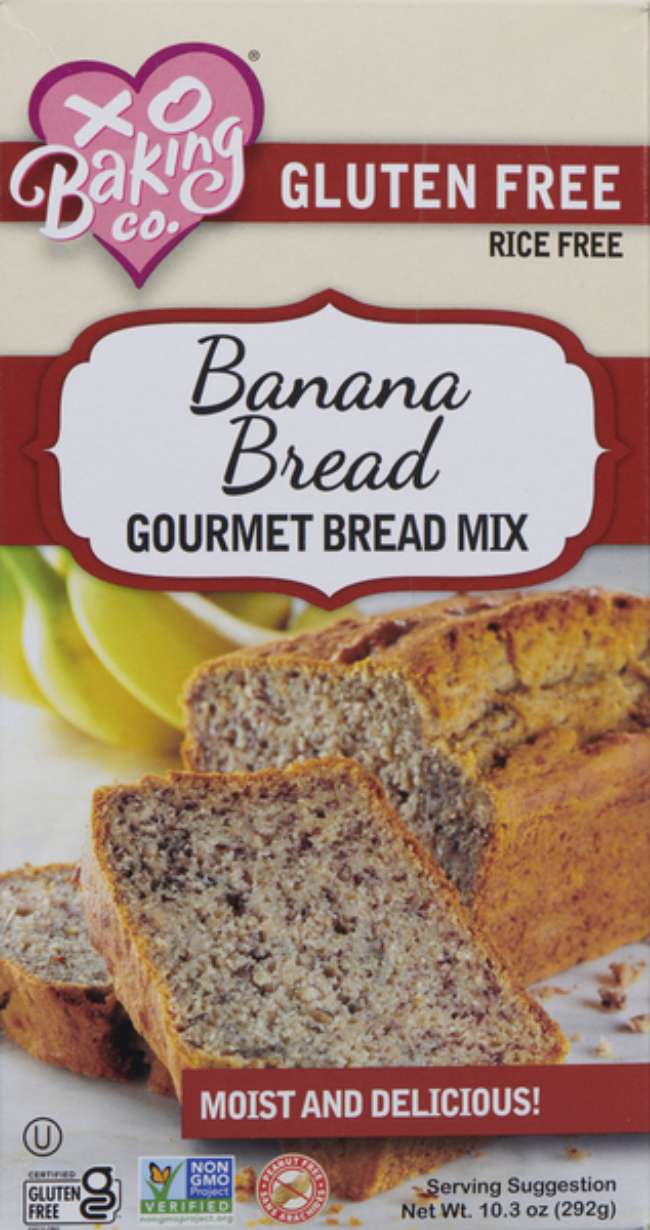 Xo Baking Gluten-free Banana Bread Mix, 292 G -- 6 Per Case