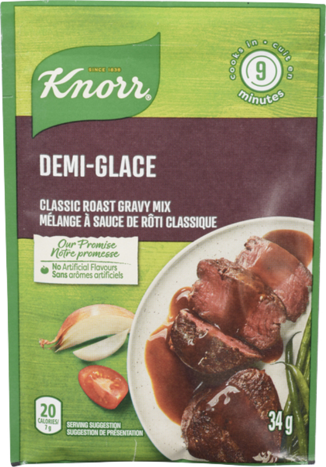 Knorr Professional Demi Glace Classic Roast Gravy Mix, 34 G -- 24 Per Case