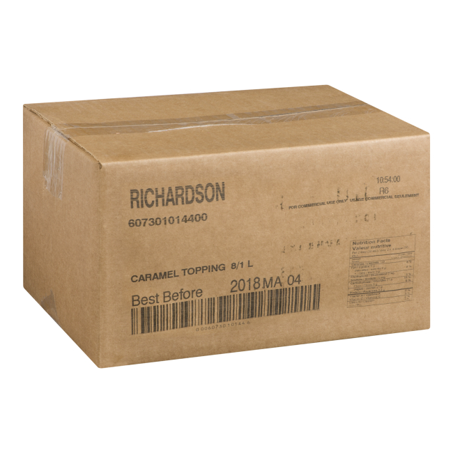 Richardson Caramel Sundae Topping, 1 L -- 8 Per Case