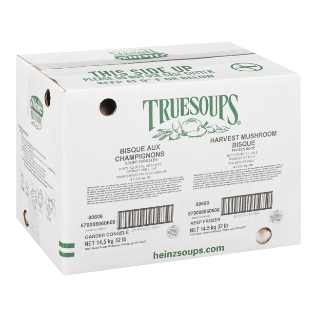 True Soups Harvest Mushroom Bisque, 3.6 Kg -- 4 Per Case