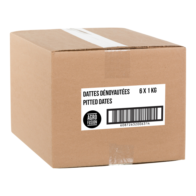 Agrofusion Peanut Free Pitted Dates, 1 Kg -- 6 Per Case