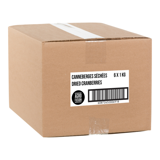 Agrofusion Nut Free Dried Cranberries, 1 Kg -- 6 Per Case