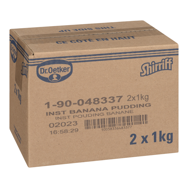 Shirriff Banana Instant Pudding Mix, 1 Kg -- 2 Per Case
