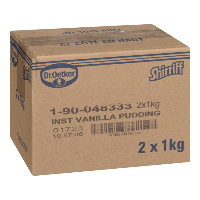 Shirriff Vanilla Instant Pudding Mix, 1 Kg -- 2 Per Case