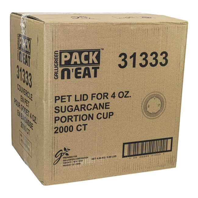 Pack N' Eat Couvercle Pour Gobelet En Plastique De 4 Oz -- 2 000 Par Caisse