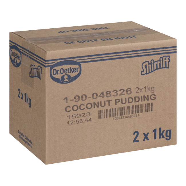 Shirriff Mélange Pour Pouding À La Noix De Coco, 1 Kg -- 2 Par Boîte