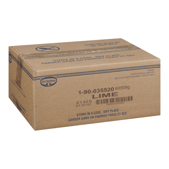 Dr. Oetker Professional Lime Bar Mix, 939 G -- 6 Per Case