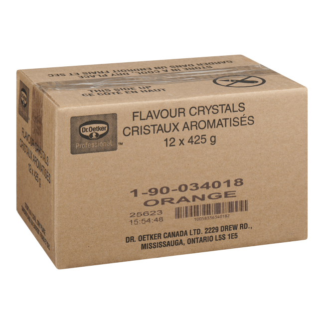 Dr. Oetker Professional Orange Drink Crystals, 425 G -- 12 Per Case