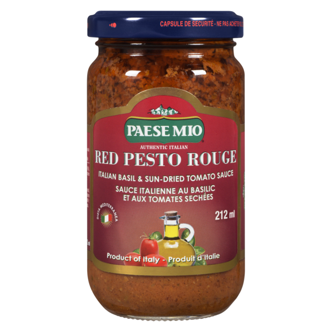 Paese Mio Red Pesto Sauce, 212 Ml -- 12 Per Case