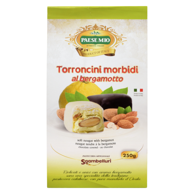 Paese Mio Bergamotto Torroncini Nougat, 200 G -- 12 Per Case