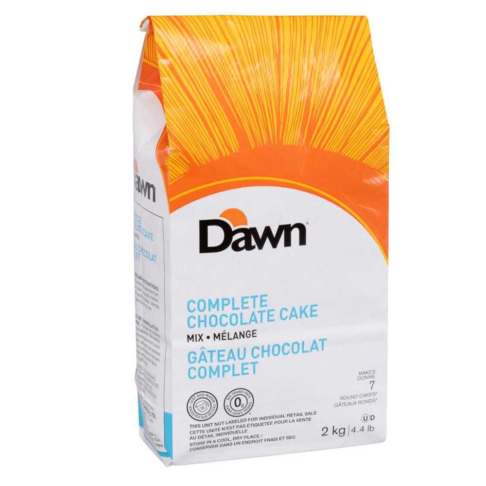 Dawn Foods Mélange Complet Pour Gâteau Au Chocolat, 2 Kg -- 6 Par Boîte