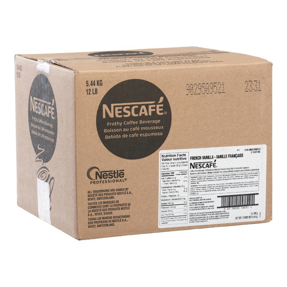 Nescafé French Vanilla Coffee Powder, 907 G -- 6 Per Case