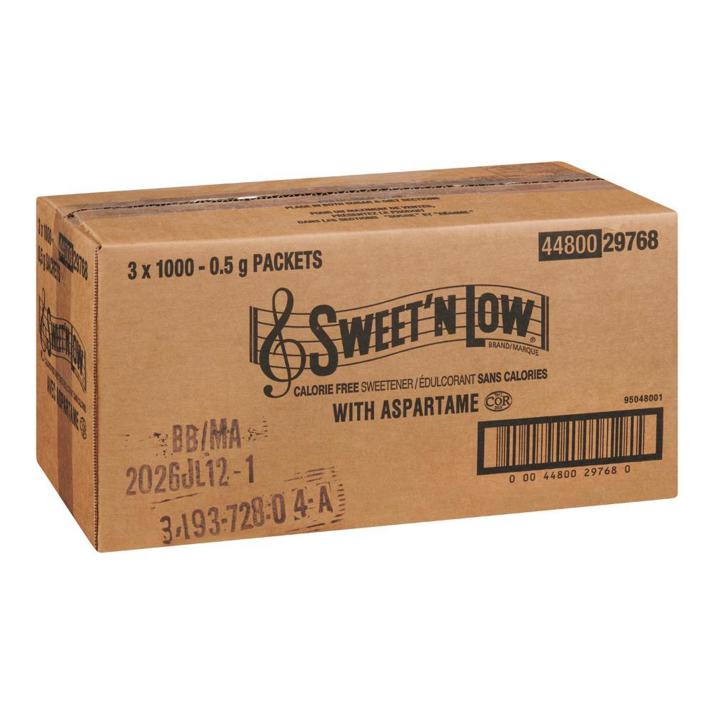 Sweet N Low 0.5 G Sugar Substitute, 1000 Count -- 3 Per Case