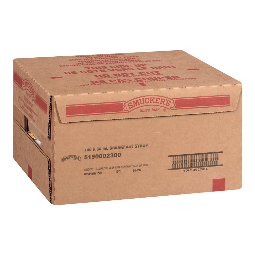 Smuckers Breakfast Table Syrup, 30 Ml -- 100 Per Case