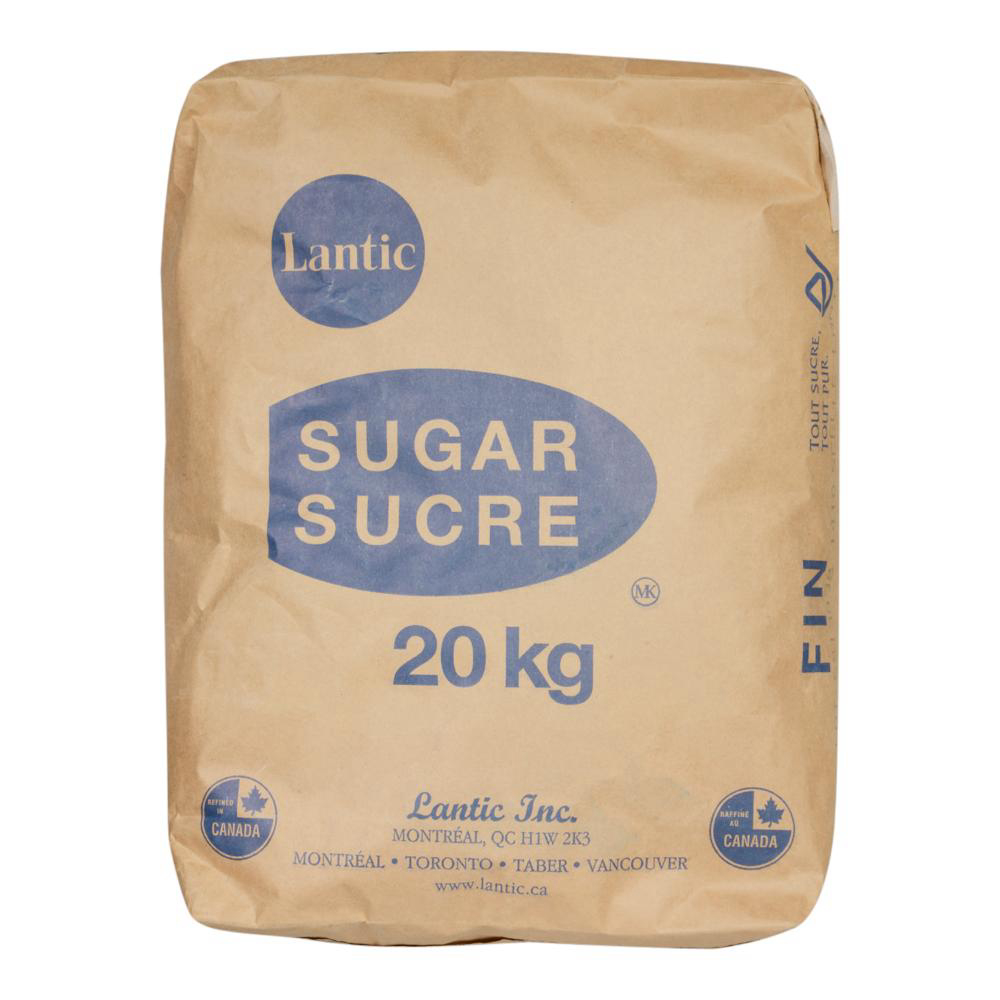 Lantic Fine Granulated Sugar, 20 Kg