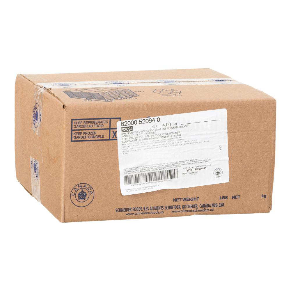 J.m.schneider 18 Percent Boneless Chicken Breast, 4 Kg