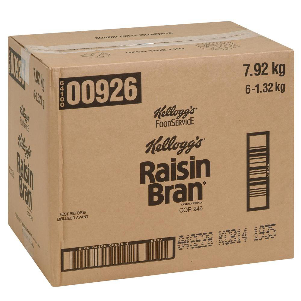 Raisin Bran Cereal, 1325 G -- 6 Per Case