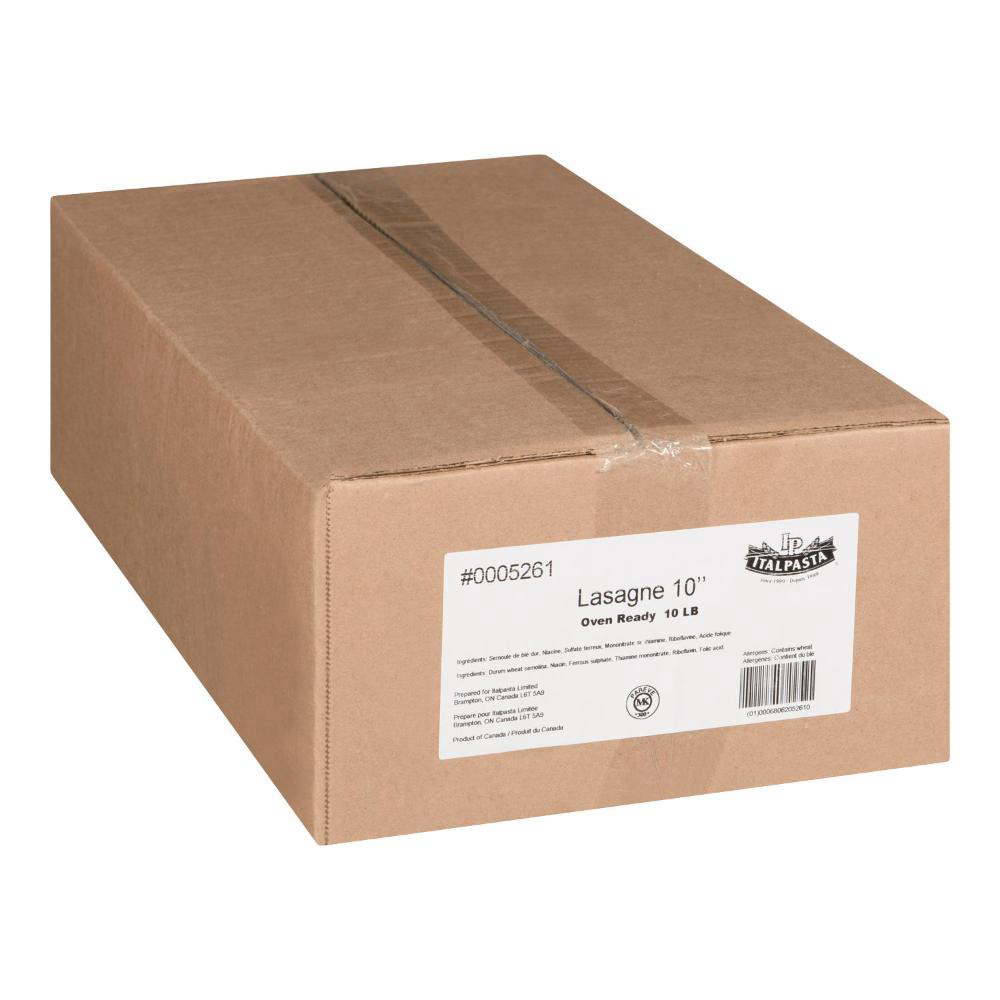 Italpasta Oven Ready 10 In Lasagna Pasta, 4.54 Kg