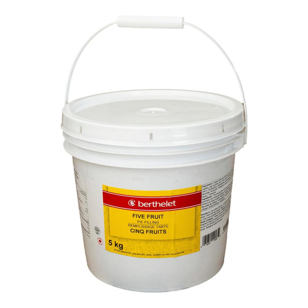 Berthelet 5 Fruit Pie Filling, 5 Kg
