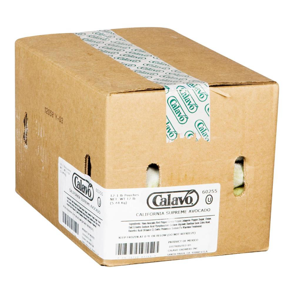 Calavo Californian Supreme Guacamole Sauce, 454 G -- 12 Per Case