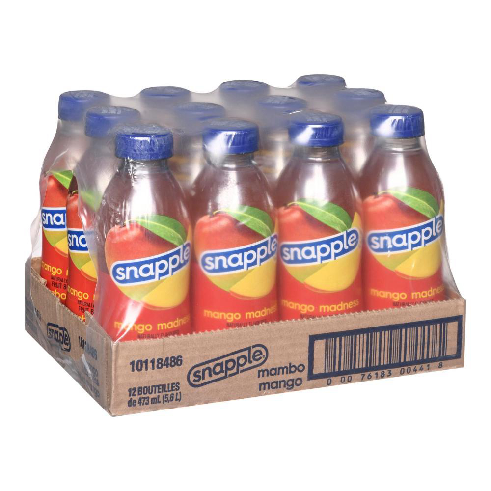 Snapple Mango Juice Drink, 473 Ml -- 12 Per Case