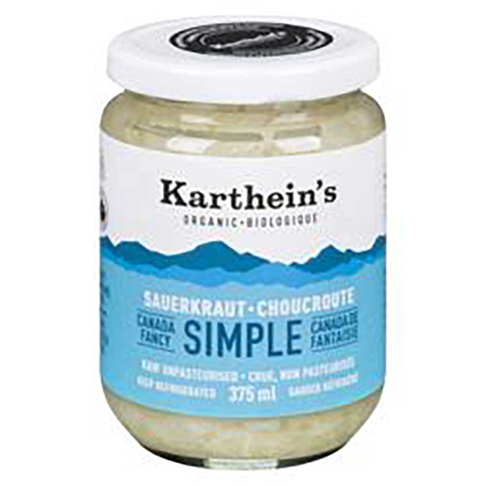Karthein's Organic Simple Sauerkraut, 375 Ml -- 12 Per Case