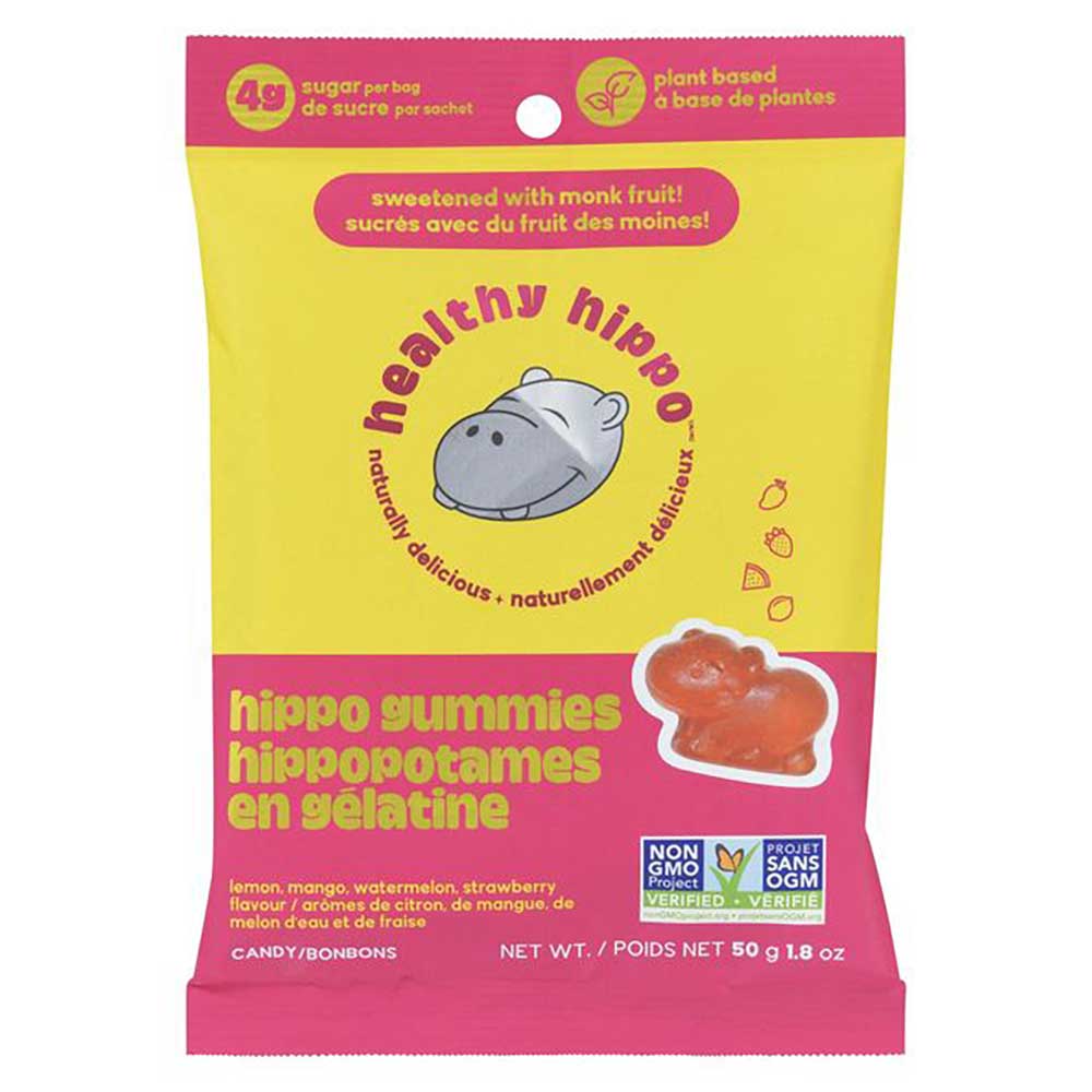 Healthy Hippo Gummies Hippo, 50 G -- 12 Par Boîte