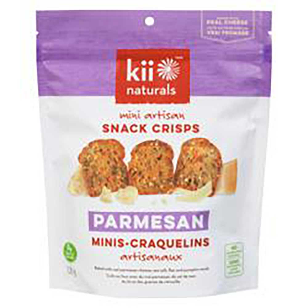 Kii Naturals Parmesan Artisan Snack Crisps, 120 G -- 12 Per Case