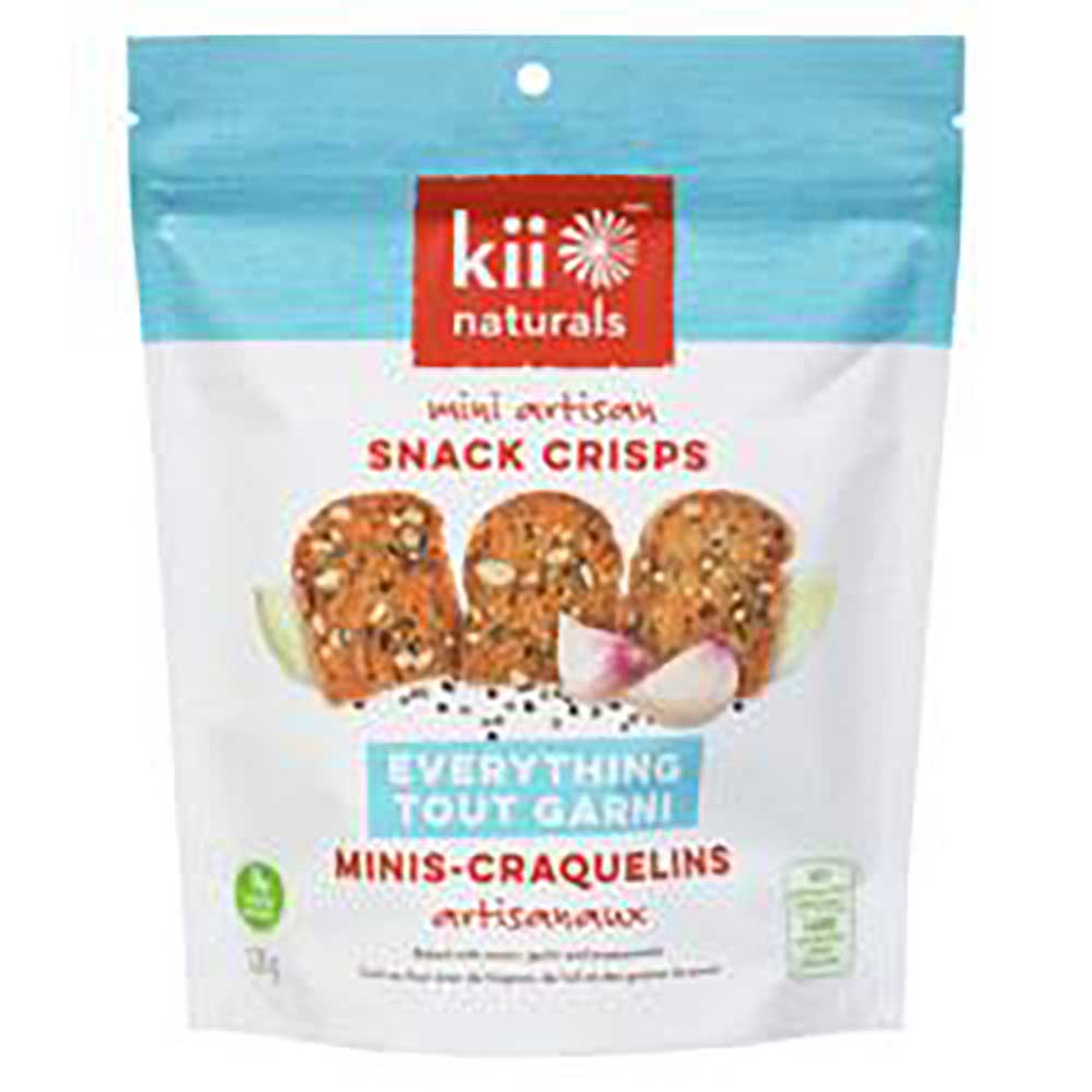 Kii Naturals Everything Artisan Snack Crisps, 120 G -- 12 Per Case