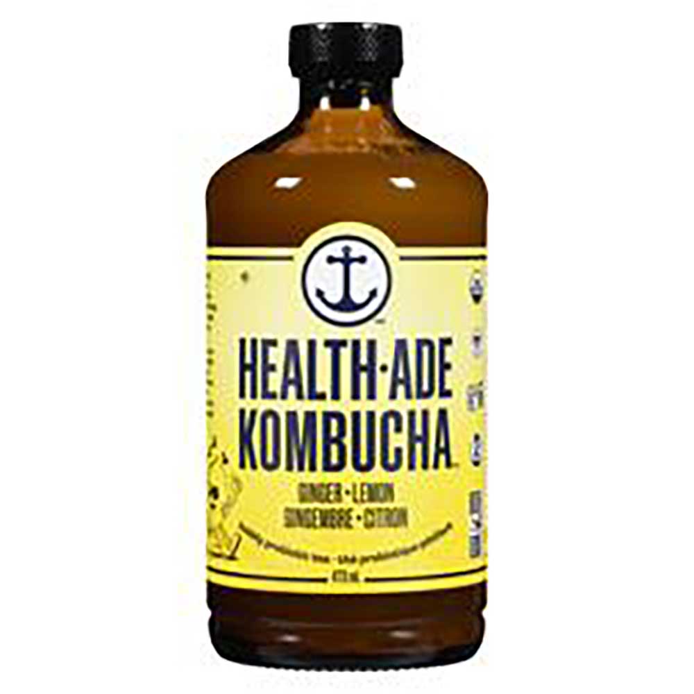 Health-ade Ginger Lemon Kombucha, 473 Ml -- 12 Per Case
