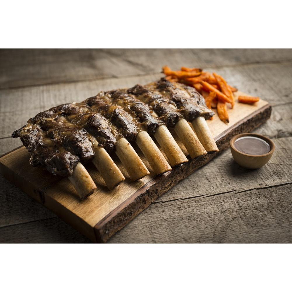 Chef Brigade Côtes De Bison Cuites, 1 Kg -- 5 Par Caisse