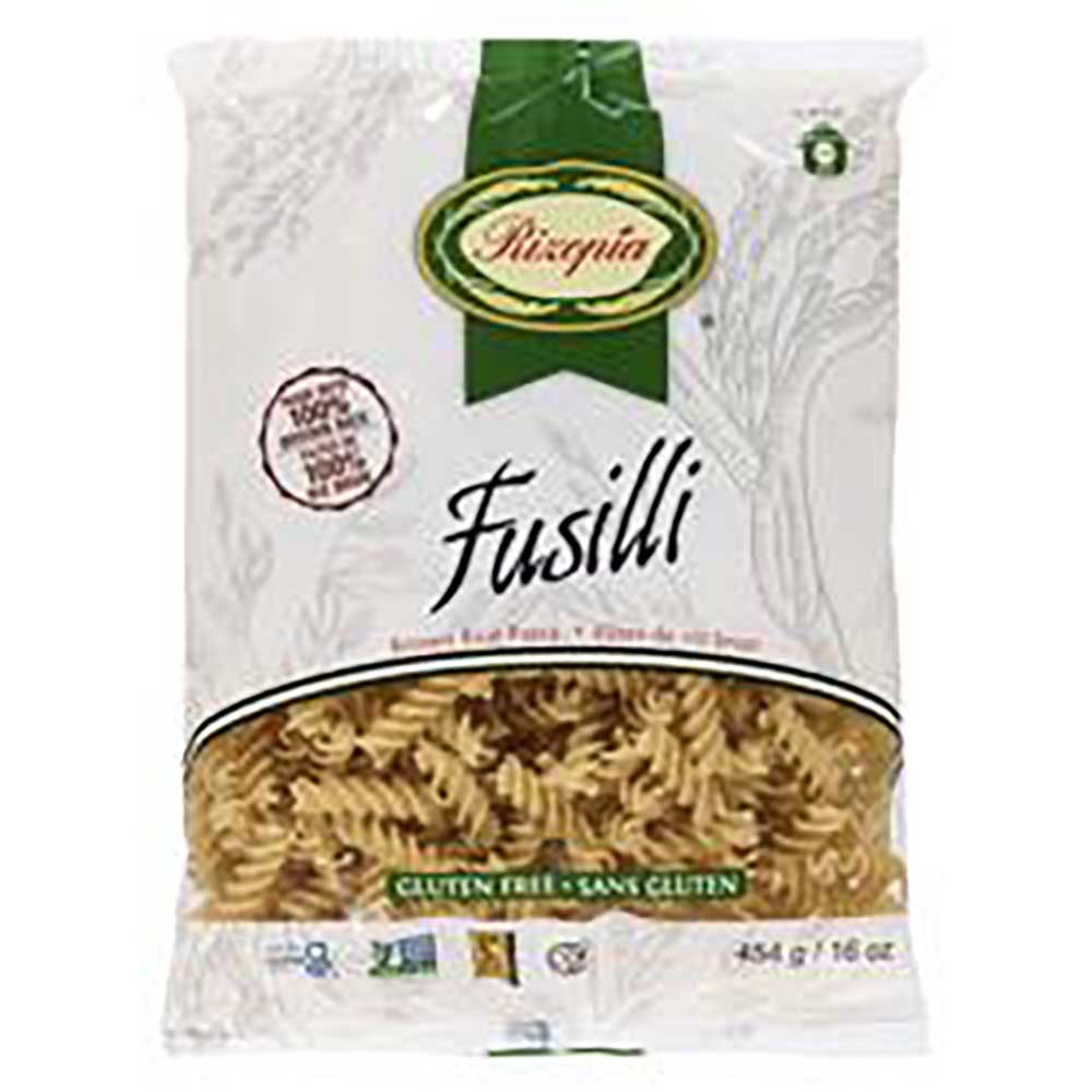 Rizopia Brown Rice Fusilli Pasta, 454 G -- 12 Per Case