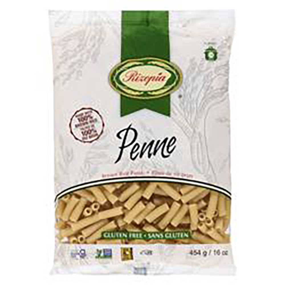 Rizopia Brown Rice Penne Pasta, 454 G -- 12 Per Case