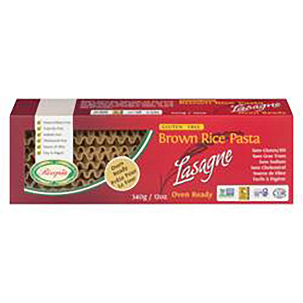 Rizopia Brown Rice Lasagne Pasta, 340 G -- 12 Per Case