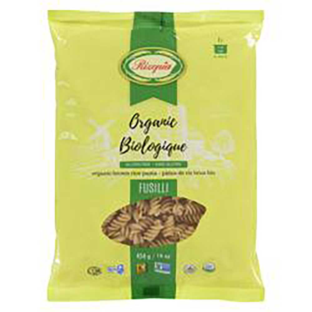 Rizopia Organic Brown Rice Fusilli Pasta, 454 G -- 12 Per Case