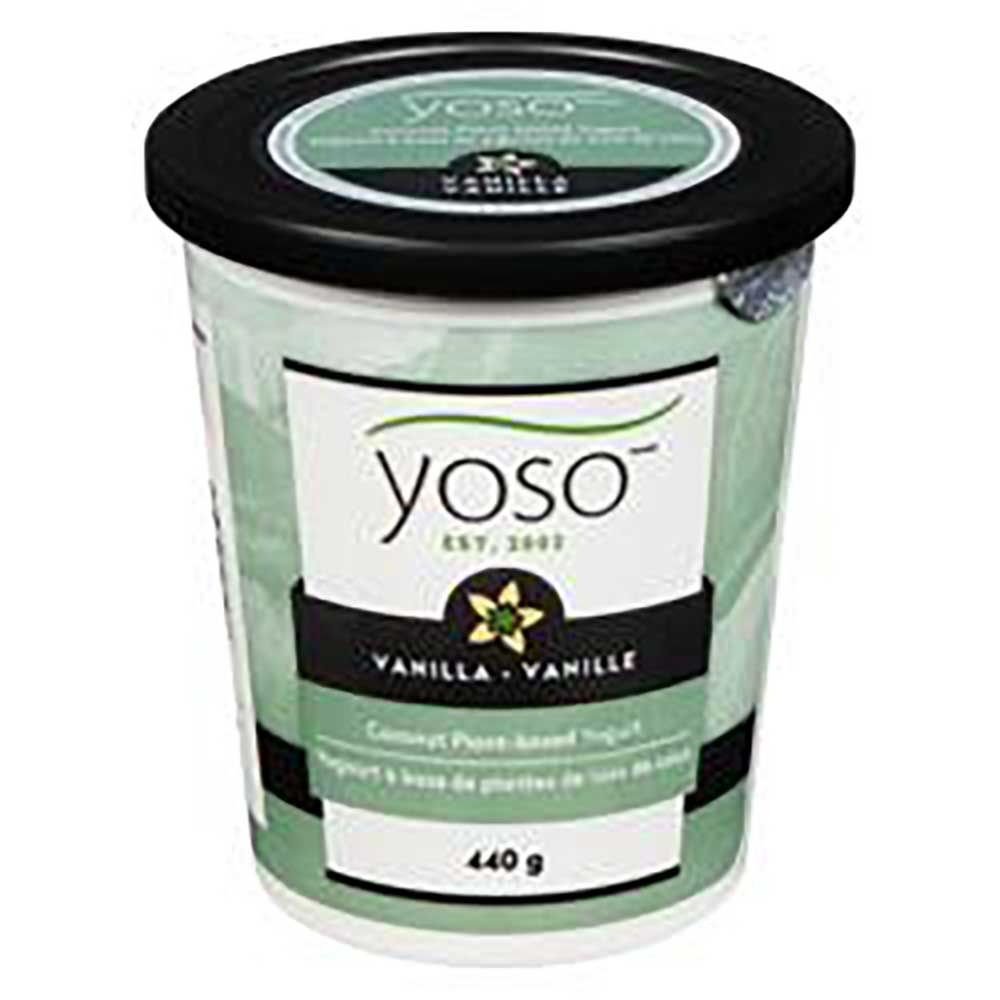 Yoso Vanilla Coconut Plant Based Yogurt, 440 G -- 6 Per Case