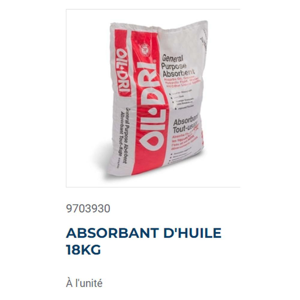 Oil Dri All Purpose Absorbant Oil, 18 Kg