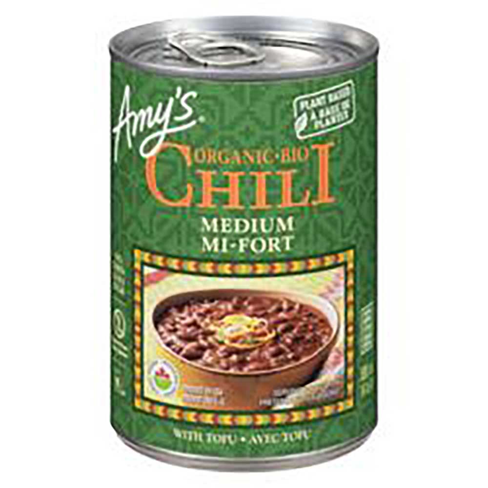 Amy's Organic Kitchen Medium Chili, 398 Ml -- 12 Per Case