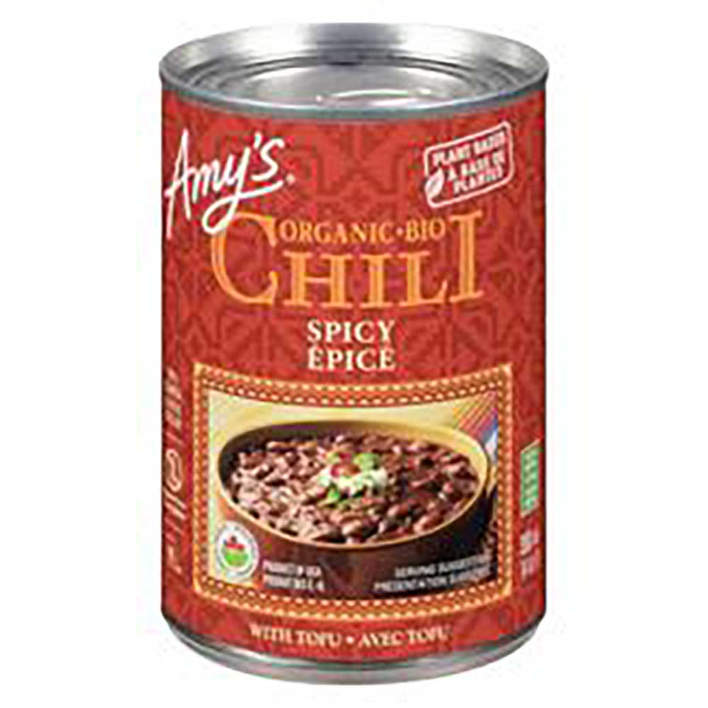 Amy's Organic Kitchen Spicy Chili, 398 Ml -- 12 Per Case