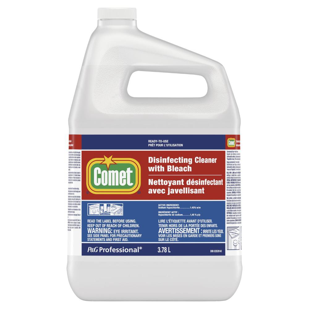 Comet Pro Disinfectant Cleaner With Bleach, 3.78 L -- 3 Per Case