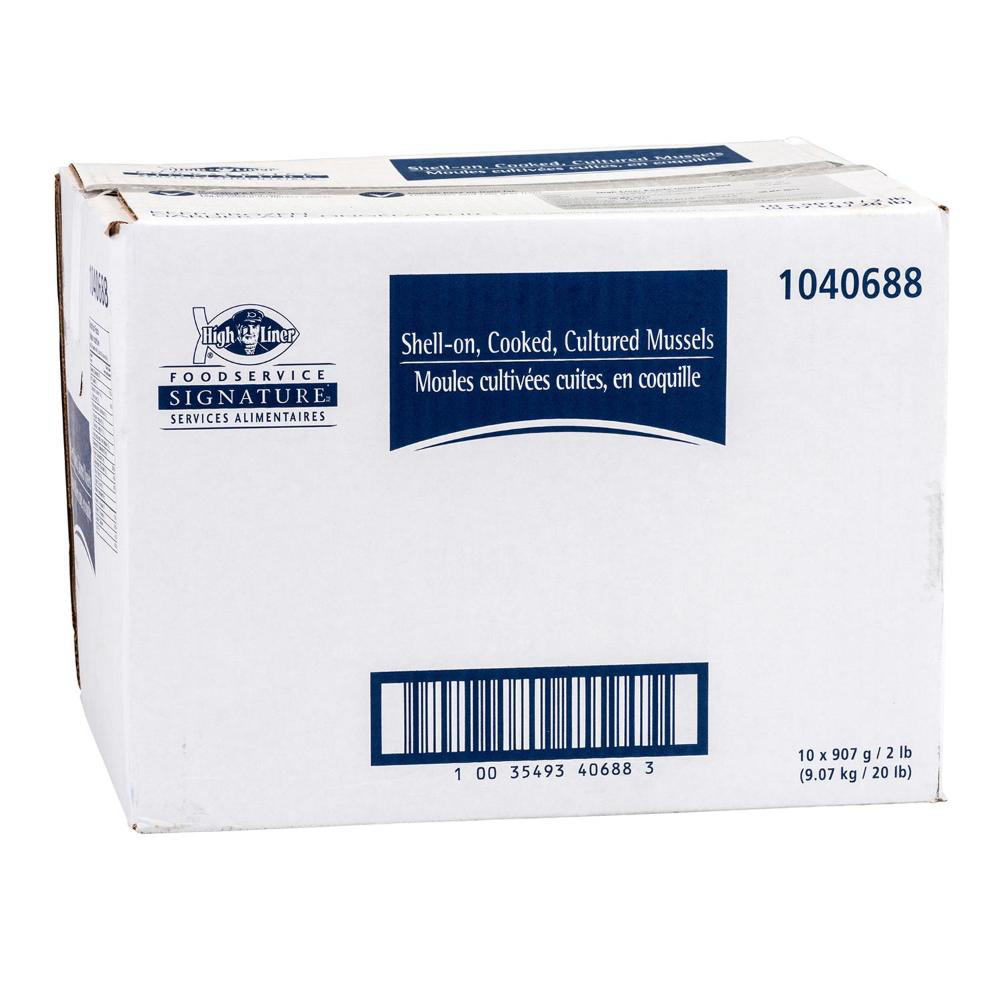 Mirabel Shell On Cooked Mussel, 20-25 Lb -- 10 Per Case